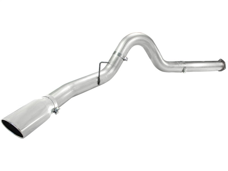 aFe Atlas 5in DPF-Back Aluminized Steel Exh Sys, Ford Diesel Trucks 11-14 v8-6.7L (td) Polished tip Precision R