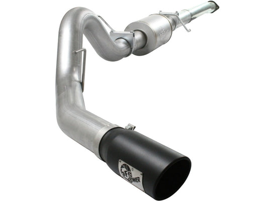 aFe Atlas Exhaust 4in Aluminized Cat-Back w/ 304 SS Black Tip 11-13 Ford F-150 EcoBoost V6 3.5L (tt) Precision R