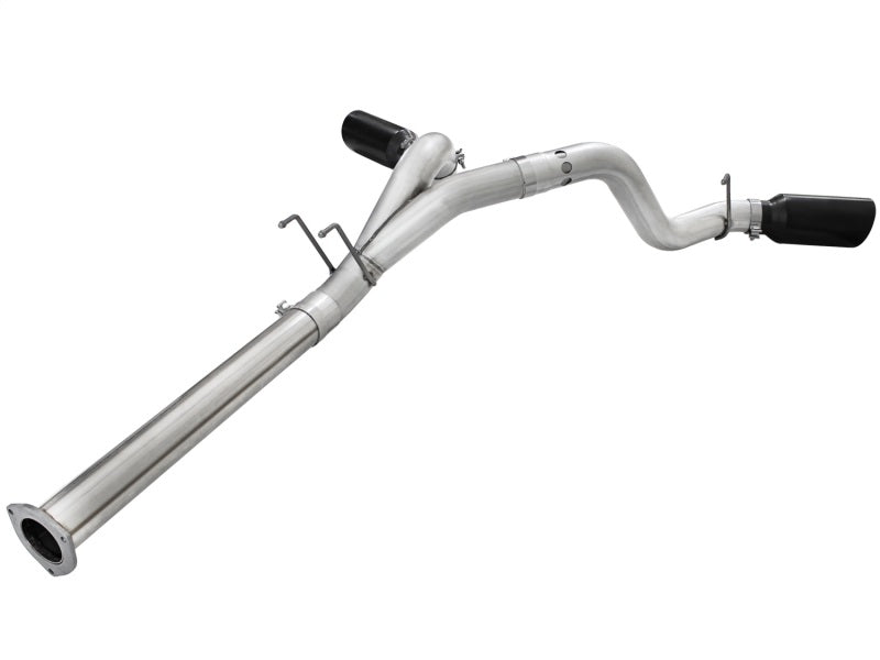 aFe Atlas Exhaust 4in DPF-Back Al Steel 11-14 Ford Diesel Trucks V8-6.7L (td) Precision R