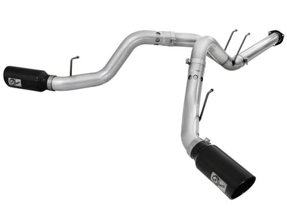 aFe Atlas Exhaust 4in DPF-Back Al Steel 11-14 Ford Diesel Trucks V8-6.7L (td) Precision R