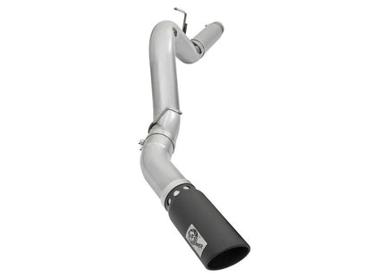 aFe Atlas Exhaust 5in DPF-Back Aluminized Steel w/ Black Tips 16-17 GM Diesel Truck V8-6.6L (td) Precision R