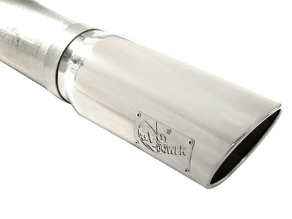 aFe Atlas Exhaust DPF-Back Aluminized Steel Exhaust Dodge Diesel Trucks 07.5-12 L6-6.7L Polished Tip Precision R