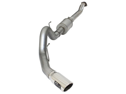 aFe Atlas Exhausts 4in Cat-Back Aluminized Steel Exhaust 2015 Ford F-150 V6 3.5L (tt) Polished Tip Precision R