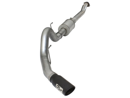 aFe Atlas Exhausts 4in Cat-Back Aluminized Steel Exhaust Sys 2015 Ford F-150 V6 3.5L (tt) Black Tip Precision R