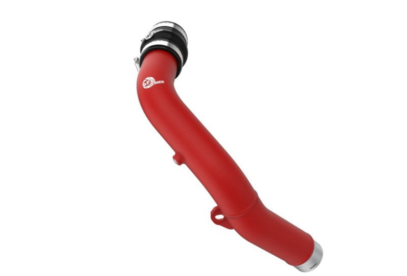 aFe BladeRunner 2-1/2 IN Aluminum Hot Charge Pipe Red 22-23 Subaru WRX H4-2.4L (t) Precision R