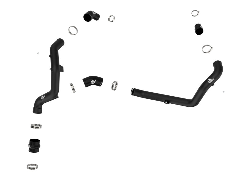 aFe BladeRunner 2 1/4in Intercooler Hot Side Charge Pipe 22-23 Ford Explorer V6-3.0L (tt) - Black Precision R