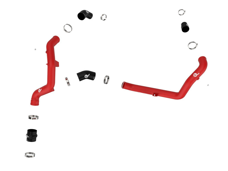 aFe BladeRunner 2 1/4in Intercooler Hot Side Charge Pipe 22-23 Ford Explorer V6-3.0L (tt) - Red Precision R