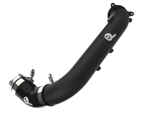 aFe BladeRunner Black 2-3/4in Aluminum Charge Pipe 2021 Toyota Supra GR (A90) I4-2.0L (t) B48 Precision R