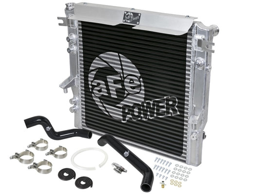 aFe BladeRunner GT Series Bar and Plate Radiator w/ Black Hoses 07-11 Jeep Wrangler (JK) V6 3.8L Precision R