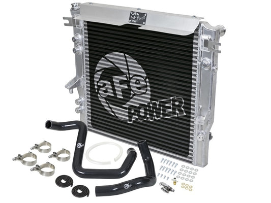 aFe BladeRunner GT Series Bar and Plate Radiator w/ Black Hoses 12-18 Jeep Wrangler (JK) V6 3.6L Precision R