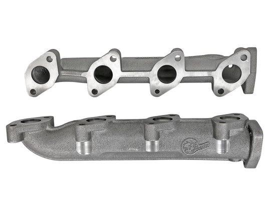 aFe BladeRunner Ported Ductile Iron Exhaust Manifold 08-10 Ford Diesel Trucks V8 6.4L (td) Precision R