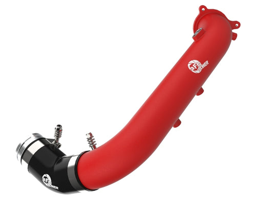 aFe BladeRunner Red 2-3/4in Aluminum Charge Pipe 2021 Toyota Supra GR (A90) I4-2.0L (t) B48 Precision R