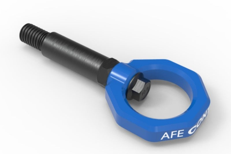 aFe Control Front Tow Hook Blue BMW F-Chassis 2/3/4/M Precision R