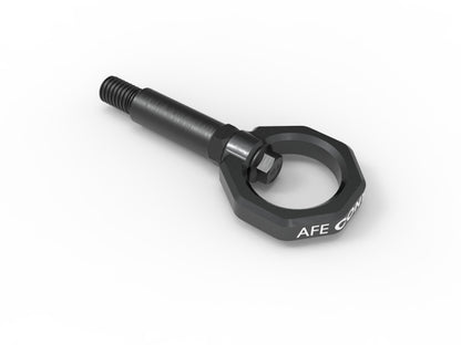 aFe Control Front Tow Hook Gray 20-21 Toyota GR Supra (A90) Precision R