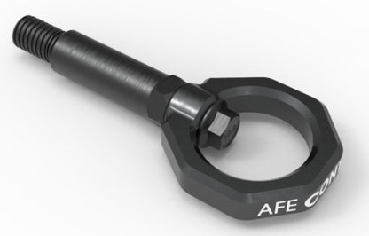 aFe Control Front Tow Hook Gray 20-21 Toyota GR Supra (A90) Precision R