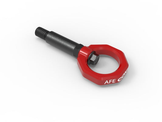 aFe Control Front Tow Hook Red 20-21 Toyota GR Supra (A90) Precision R