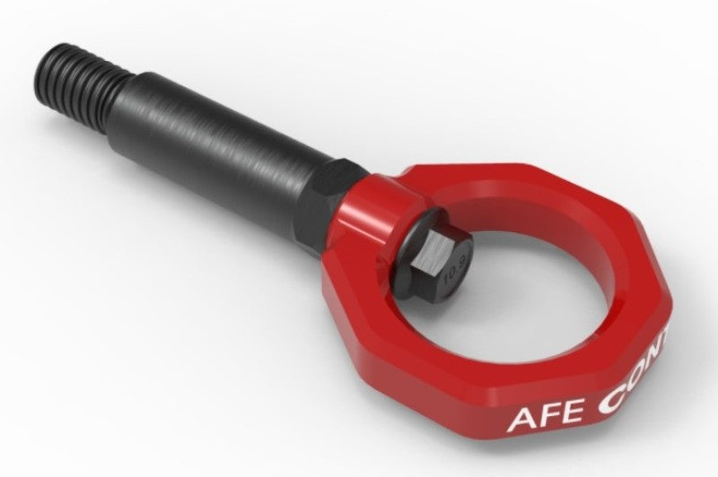 aFe Control Front Tow Hook Red 20-21 Toyota GR Supra (A90) Precision R