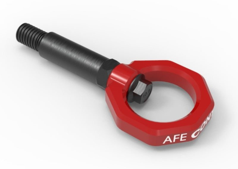 aFe Control Front Tow Hook Red BMW F-Chassis 2/3/4/M Precision R