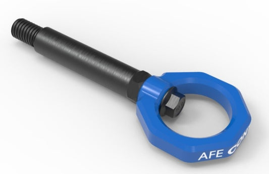 aFe Control Rear Tow Hook Blue BMW F-Chassis 2/3/4/M Precision R