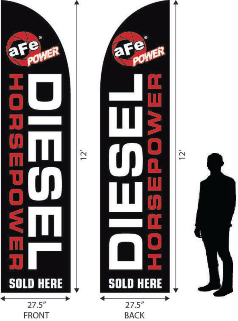 aFe Diesel Horspower Sold Here 12ft x 2.5ft Banner Precision R