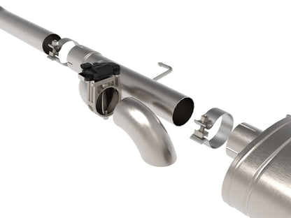 aFe Gemini XV 3in 304 SS Cat-Back Exhaust 15-20 Ford F-150 V6 2.7L/3.5 w/ Black Tips Precision R