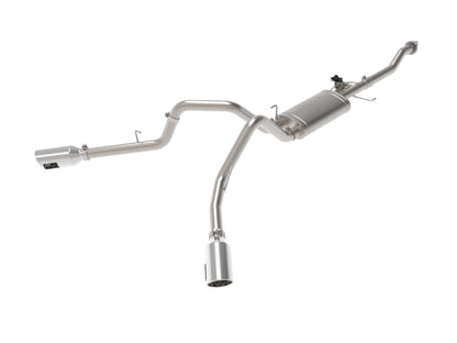 aFe Gemini XV 3in 304 SS Cat-Back Exhaust 15-20 Ford F-150 V6 2.7L/3.5 w/ Polished Tips Precision R