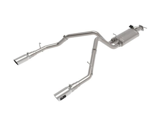 aFe Gemini XV 3in 304 SS Cat-Back Exhaust 19-21 Ram 1500 V8 5.7L Hemi w/ Polish Tips Precision R