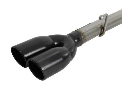 aFe Gemini XV 3in 304 SS Cat-Back Exhaust w/ Cutout 19-21 GM Silverado/Sierra 1500 V8- w/ Black Tips Precision R