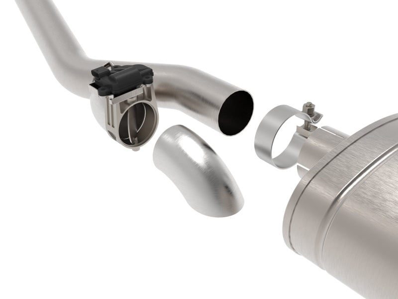 aFe Gemini XV 3in 304 SS Cat-Back Exhaust w/ Cutout 19-21 GM Silverado/Sierra 1500 V8- w/ Black Tips Precision R