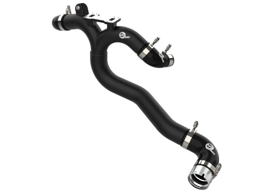 aFe Kia Stinger 18-22 V6-3.3L (tt) BladeRunner Hot Charge Pipe- Black Precision R