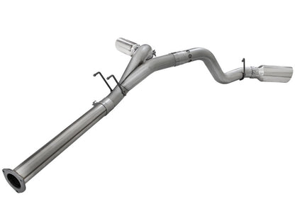 aFe LARGE BORE HD 4in 409-SS DPF-Back Exhaust w/Polished Tip 11-14 Ford Diesel Trucks V8-6.7L (td) Precision R