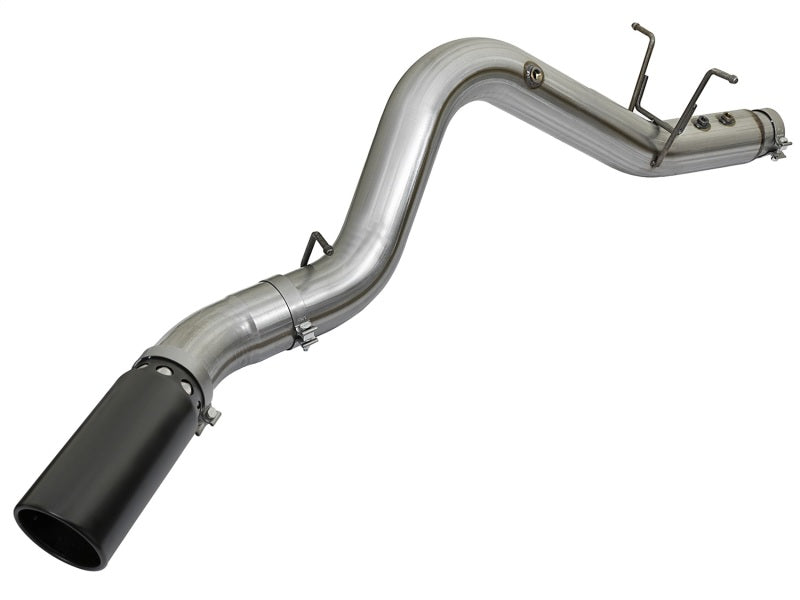 aFe LARGE BORE HD 5in 409-SS DPF-Back Exhaust w/Black Tip 2017 GM Duramax V8-6.6L (td) L5P Precision R