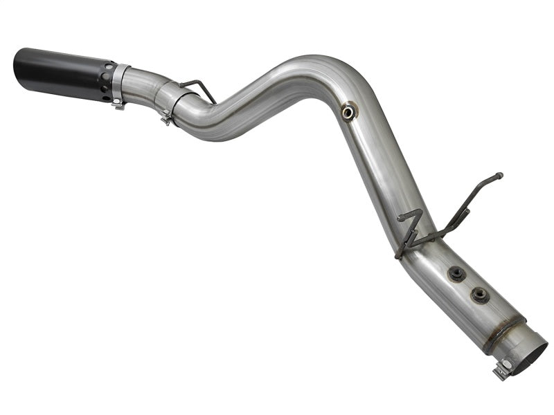 aFe LARGE BORE HD 5in 409-SS DPF-Back Exhaust w/Black Tip 2017 GM Duramax V8-6.6L (td) L5P Precision R