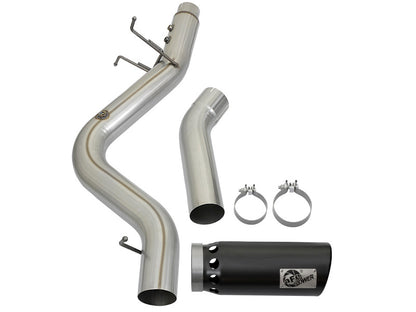 aFe LARGE BORE HD 5in 409-SS DPF-Back Exhaust w/Black Tip 2017 GM Duramax V8-6.6L (td) L5P Precision R