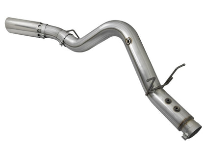 aFe LARGE BORE HD 5in 409-SS DPF-Back Exhaust w/Polished Tip 2017 GM Duramax V8-6.6L (td) L5P Precision R