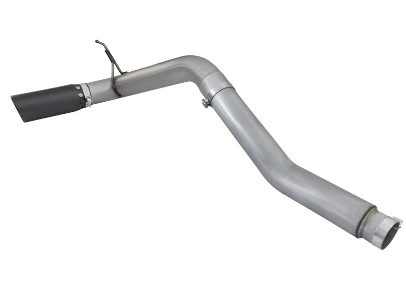 aFe LARGE BORE HD 5in DPF-Back SS Exhaust w/ Black Tip 2016 Nissan Titan 5.0L V8 (td) CC SB Precision R