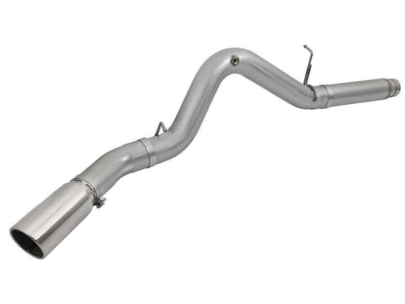 aFe LARGE Bore HD 5in Exhausts DPF-Back SS w/ Pol Tips 16-17 GM Diesel Truck V8-6.6L (td) LML/L5P Precision R