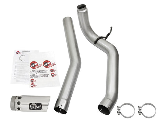 aFe LARGE Bore HD Exhausts 4in DPF-Back SS-409 2016 Nissan Titan XD V8-5.0L CC/SB (td) Precision R