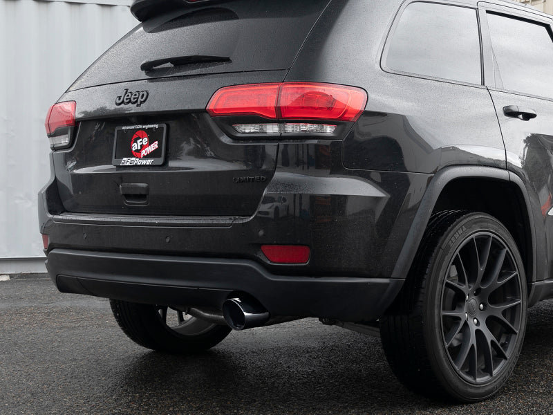 aFe Large Bore HD 3in 304 SS Cat-Back Exhaust w/ Black Tips 14-19 Jeep Grand Cherokee (WK2) V6-3.6L Precision R