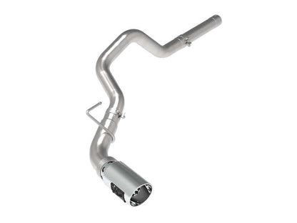 aFe Large Bore-HD 3in 409-SS DPF-Back Exhaust System w/ Polished Tip 14-19 RAM 1500 V6 3.0L (td) Precision R