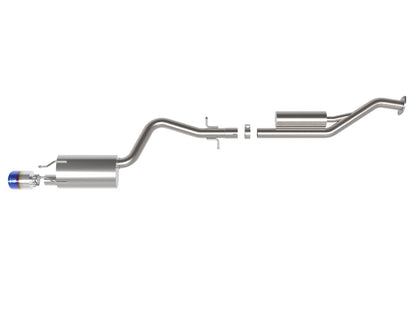 aFe Lexus IS300 01-05 L6-3.0L Takeda Cat-Back Exhaust System- Blue Tip Precision R