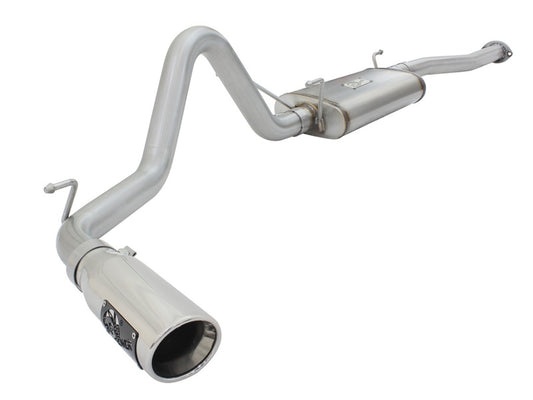 aFe MACH Force XP 2.5in Cat-Back Stainless Steel Exhaust w/Polished Tip Toyota Tacoma 13-14 2.7L Precision R