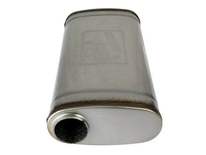 aFe MACH Force XP 304 Stainless Steel Muffler 2.5in Center/Offset 18in L x 9in W x 4in H Precision R