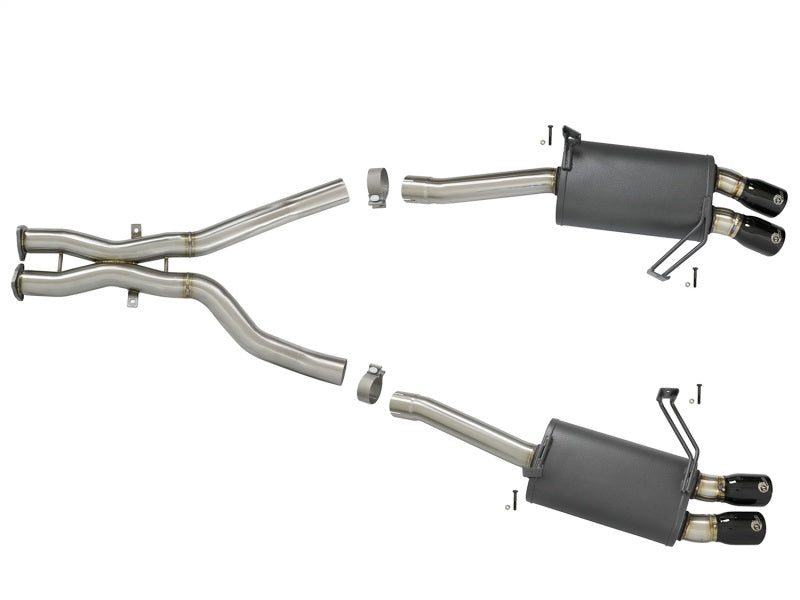 aFe MACH Force-Xp 2-1/2in 304 SS Cat-Back Exhaust w/ Black Tips 05-08 BMW Z4 M Coupe (E86) L6 3.2L Precision R