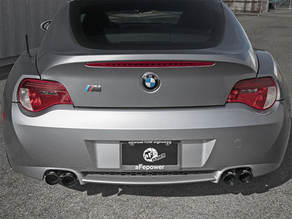 aFe MACH Force-Xp 2-1/2in 304 SS Cat-Back Exhaust w/ Black Tips 05-08 BMW Z4 M Coupe (E86) L6 3.2L Precision R