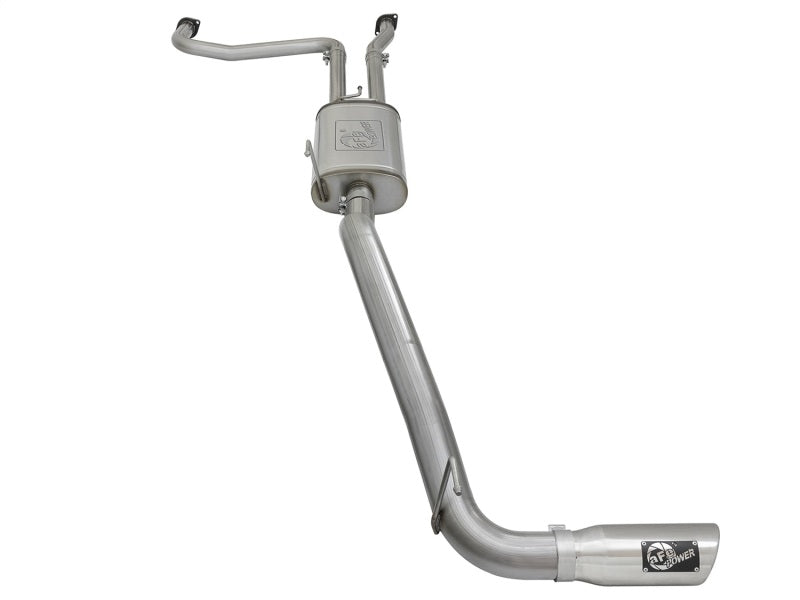 aFe MACH Force-Xp 2-1/2in Cat-Back Exhaust System w/ Polished Tip 16-17 Nissan Titan XD V8 5.6L Precision R