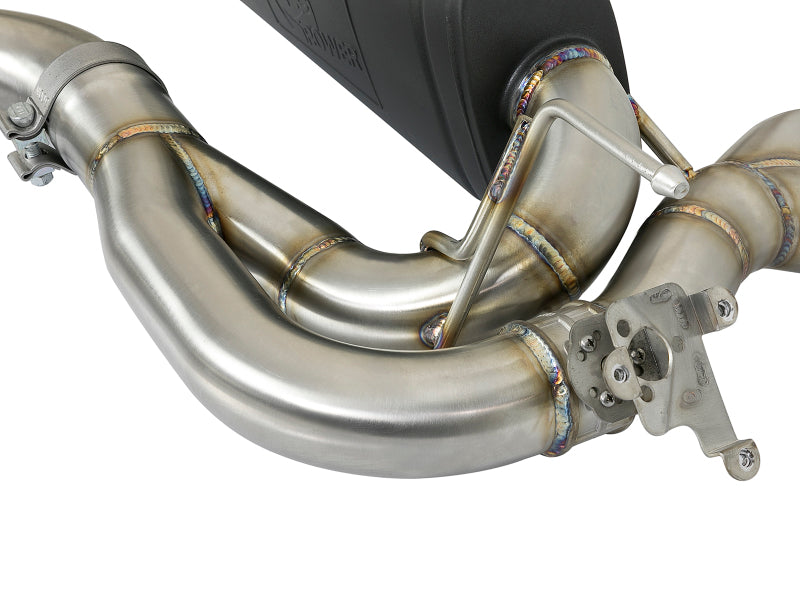 aFe MACH Force-Xp 2-1/2in SS Axle Back Exhaust w/Black Tips 15+ BMW M3/M4 (F80/F82) L6 3.0L (tt) S55 Precision R