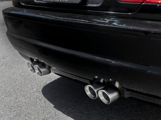 aFe MACH Force-Xp 2.5in 304 SS Cat-Back Exhaust w/ Polished Tips 01-06 BMW M3 Precision R