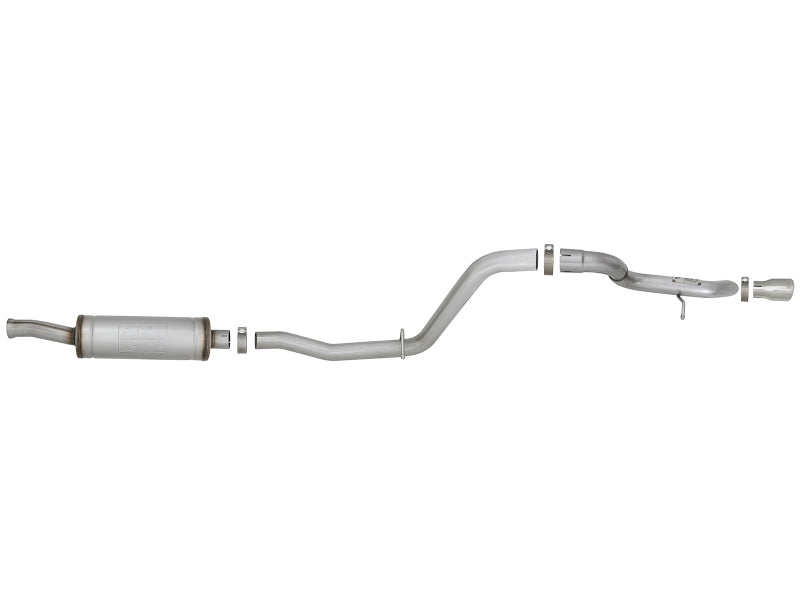 aFe MACH Force-Xp 2.5in Catback High-Tuck Exhaust 18-21 Jeep Wrangler (JL)3.6L 4-Door - Polished Tip Precision R