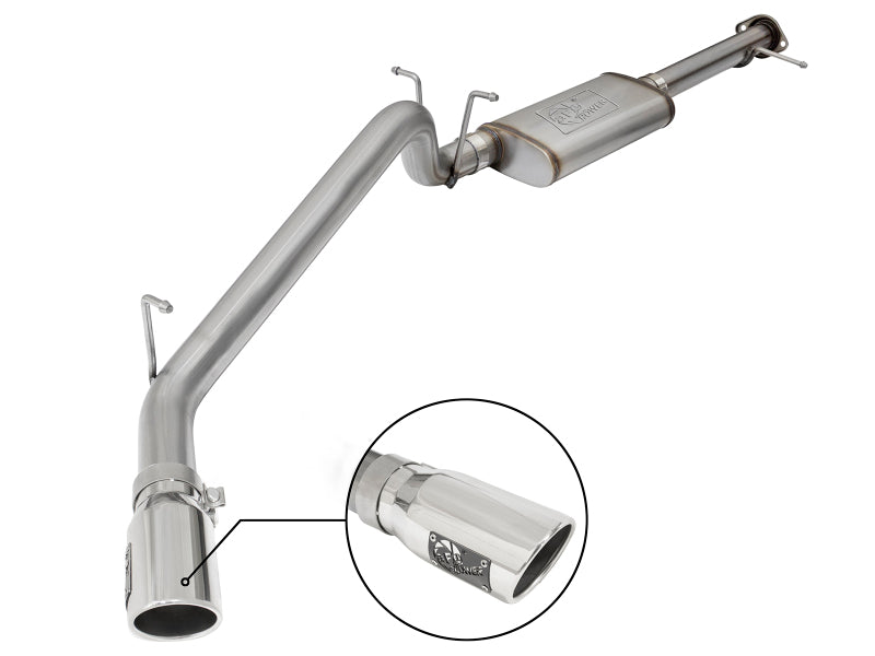 aFe MACH Force-Xp 3.0in 304 SS Cat-Back Exhaust w/ Polished Tip 17-18 GM Colorado/Canyon Precision R